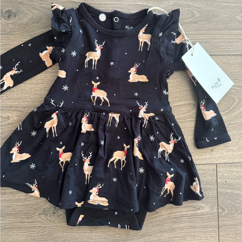 Kyte baby twirl bodysuit dress